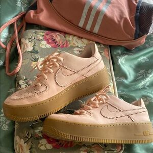 Nike Women's Pink Platform Sneakers